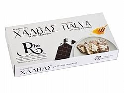 Halva with honey and chocolate