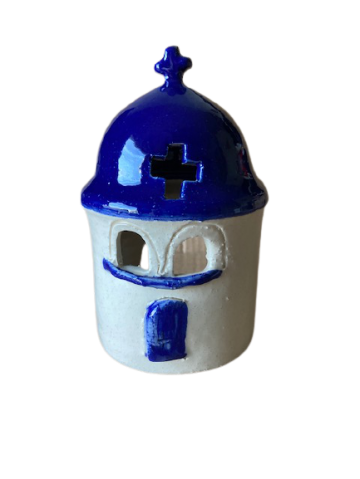 Kerkje17x11cm10eurodonkerblauwoflichtblauwdak removebg preview