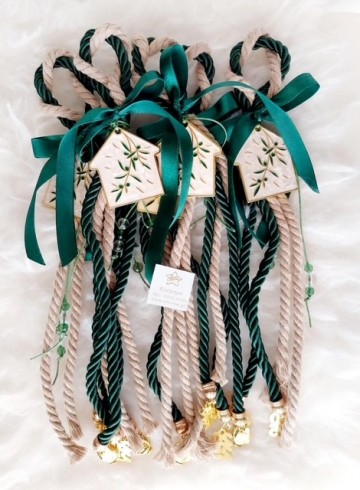 Kerst charm met huis