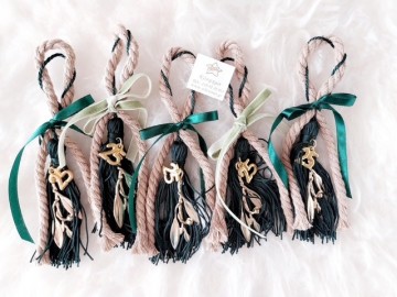 Kerst charm met olijfblad