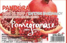 Olijfzeep granaatappel