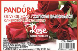 Olijfzeep roos